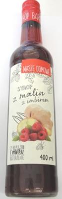 Syrop malina z imbirem 400 ml Premium Rosa