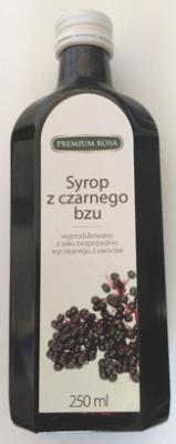 Syrop z owoców czarnego bzu 250ml Premium Rosa