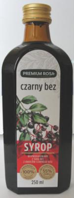 Syrop z owoców czarnego bzu 250ml Premium Rosa