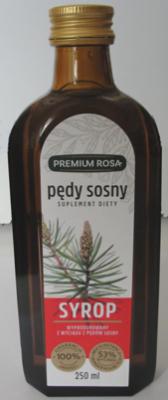 Syrop z wyciągu z pędów sosny 250ml Premium Rosa (suplement diety)