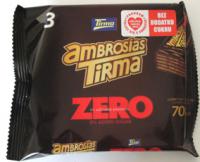 Wafelki w polewie czekoladowej gorzkiej 70% kakao bez dodatku cukru 3x21,5g Tirma