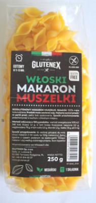Makaron włoski muszelki bezglutenowy 250g Glutenex